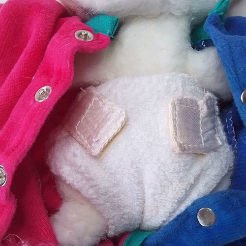 Plush Mouse Diddl Thomas Goletz used, height 33 cm
