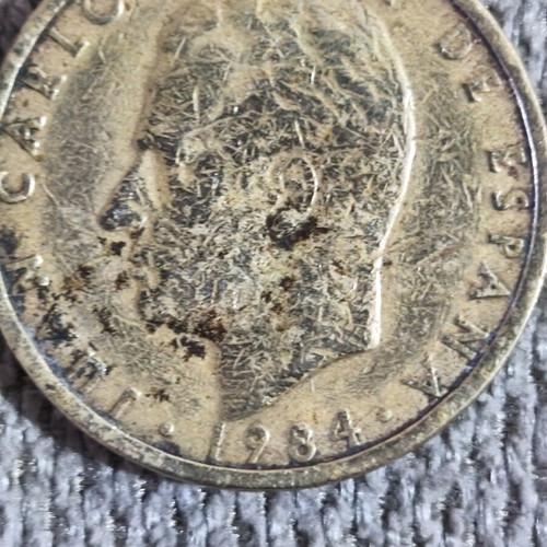 Peseta 1984 used coin