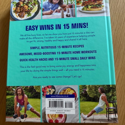 Feel Good in 15 Joe Wicks book new, English