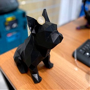 Κουμπαράς σκύλος Bulldog 3D Print (22cmx16cm)