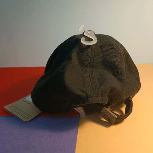 Timberland Unisex Cap 100% Cotton Black Size 52 New