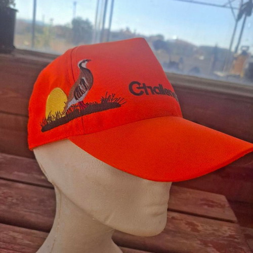 Challenger Outdoor orange cap with partridge embroidery