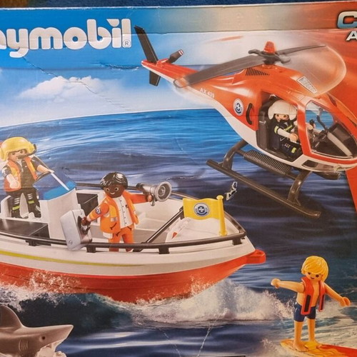Playmobil 5668 City Action Coastal Search Rescue used