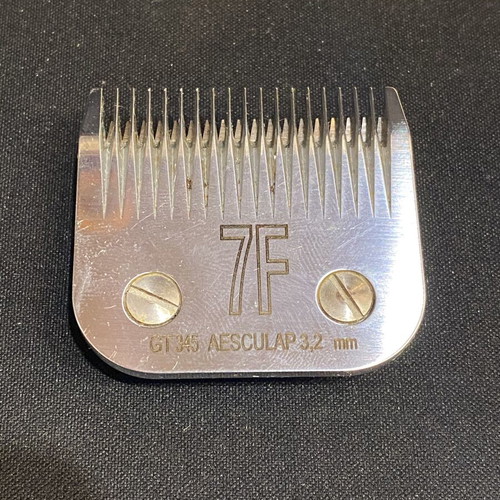 Aesculap GT345 7F (3.2mm) clipper blade used for pet grooming