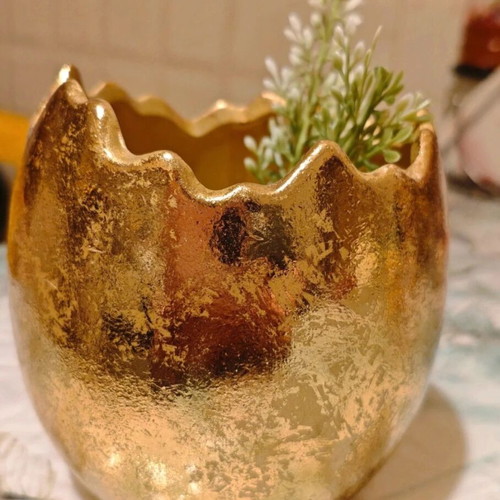 Ceramic decorative piece new with Boch handmade