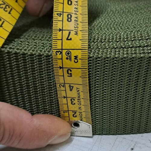 Military belt khaki color new, 6 cm width