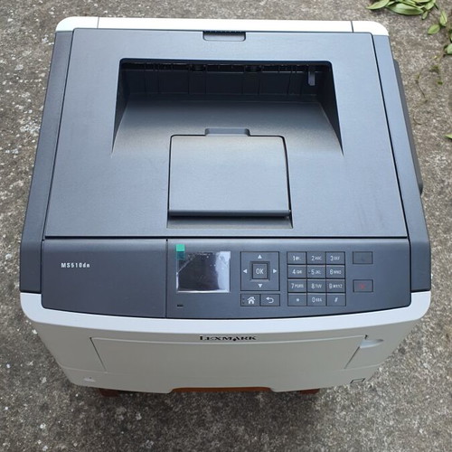 Lexmark MS510dn laser toner printer with screen, USB and Ethernet