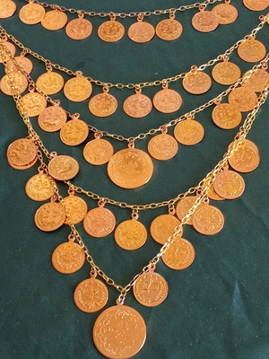 Handmade Boutique Necklace with 30 Pendants from Tryavna