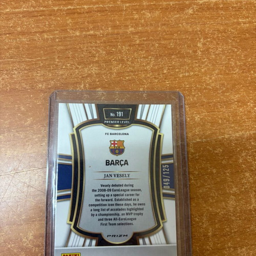 2025-26 Select EuroLeague Jan Vesely Premier Level Green Camo card new