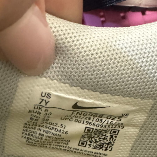 Nike Dunk sneakers like new, size 40 women, white and blue