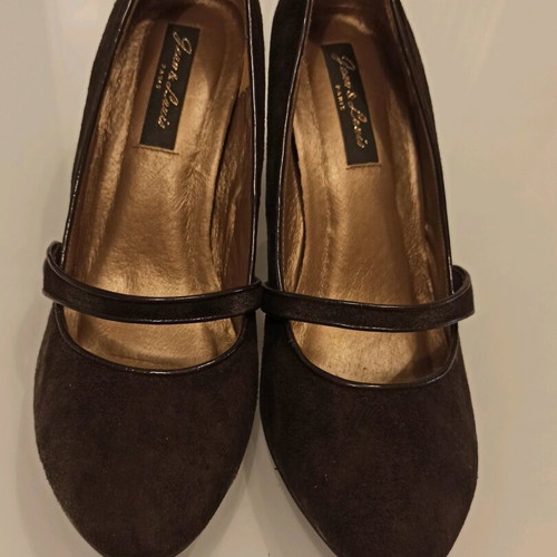 Mary Jane Pumps No 41 Brown Leather Like New