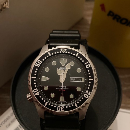 Citizen Promaster Ny0040 used, black, full set