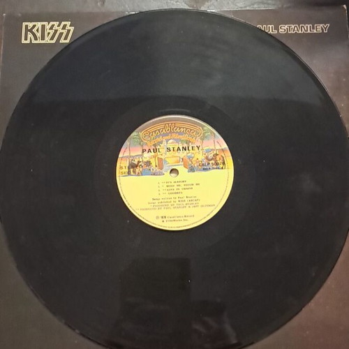 Paul Stanley Kiss vinyl record