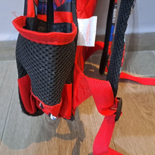 Spirlderman toddler backpack used without front mask
