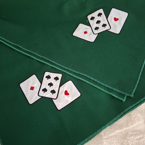 Green felt for cards like new, 2×1.60 m