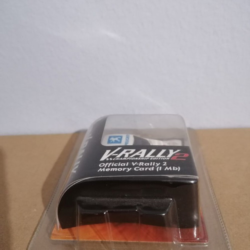 V Rally 2 Memory Card for PS1 new, official limited edition