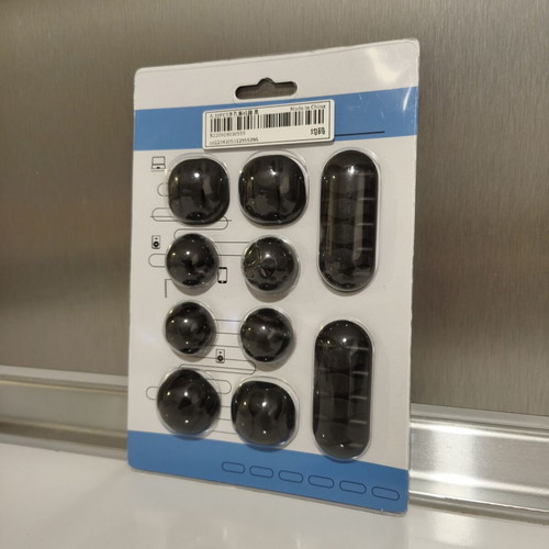 Multi Purpose Cable Organizer, 26 slots, black