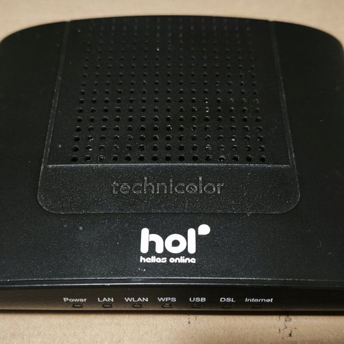 Technicolor TD5136v2 ADSL/ADSL2+ modem router used with HOL logo