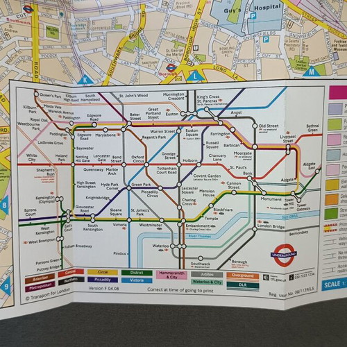 London Mini Map new pocket size