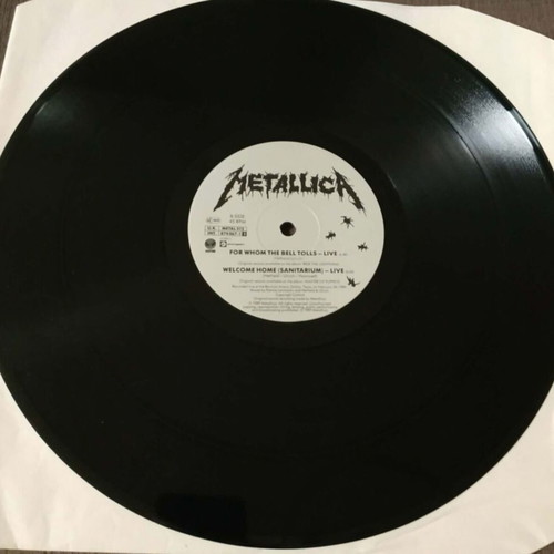 Metallica One original European press 12'' LP vinyl