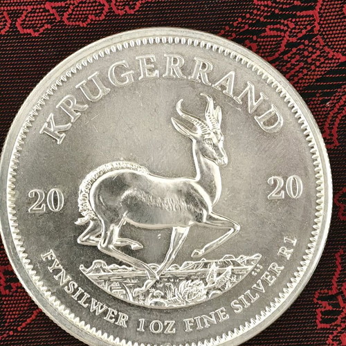 Silver coin 1 oz .999 used, random year