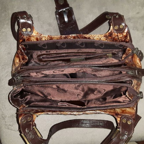 Imac shoulder bag used, genuine leather