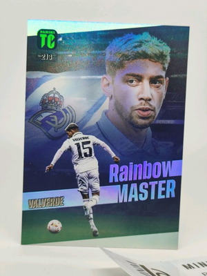 Συλλεκτική κάρτα Panini Top Class Federico Valverde Rainbow Master σαν καινούργιο