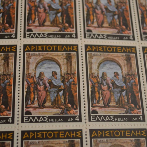 Aristotle 1978 Stamp Sheets, Complete Series, New, 4 Sheets of 50