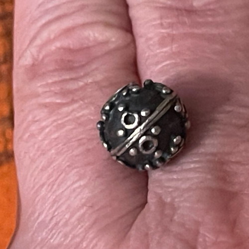 Silver bead 12mm 925 new