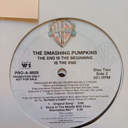 The Smashing Pumpkins vinyl record used