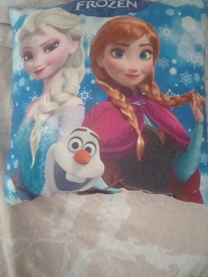 Frozen decorative pillow like new, small size