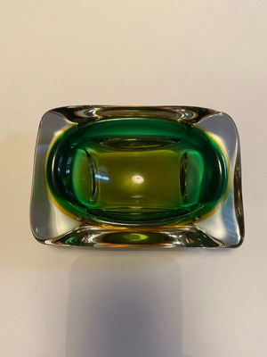 Vintage διακοσμητικό από γυαλί Murano τεχνικής Sommerso μεταχειρισμένο