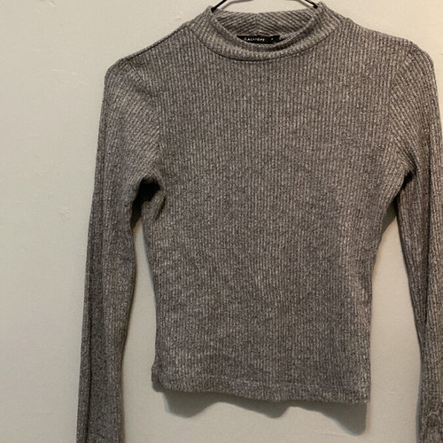 Calliope gray blouse like new, size S