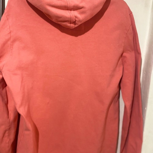 Superdry hoodie like new, pink coral, unisex, size L slim fit