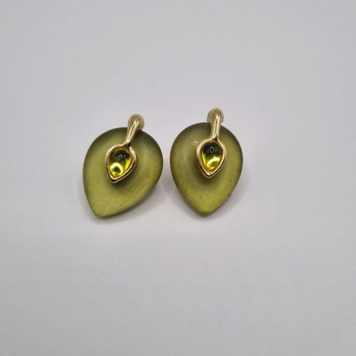 Vintage earrings with clip used