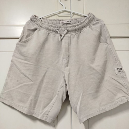 Zara boys' bermuda shorts used, light grey, size 13-14