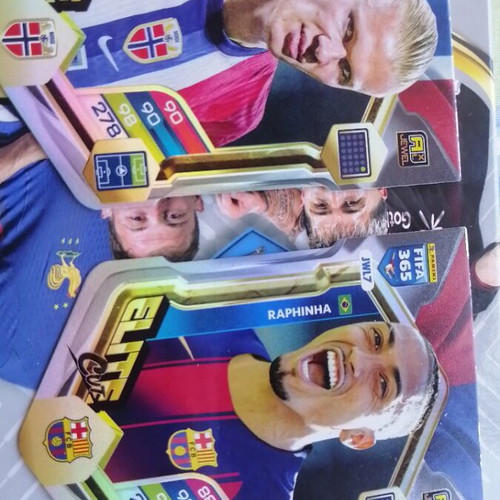 Elites Haaland and Raphinha stickers like new