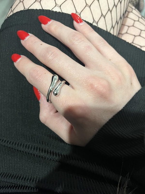 Silver ring like new