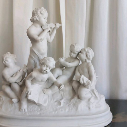 Large bisque signed Badessi used