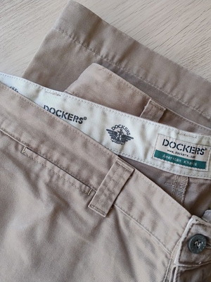 Dockers chino pants W38 L32, beige, like new