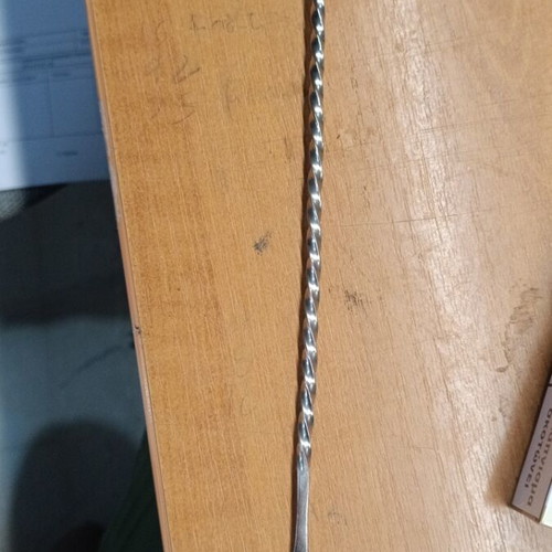 Barspoon stainless steel 30cm silver