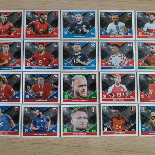 Euro 2024 topps sticker collection new