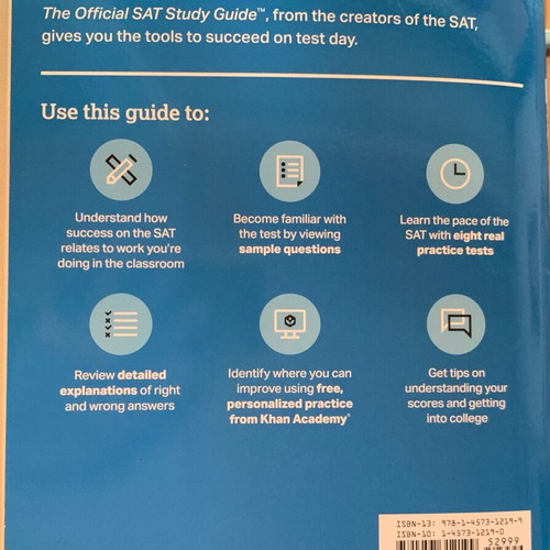 SAT The Official Study Guide new, English