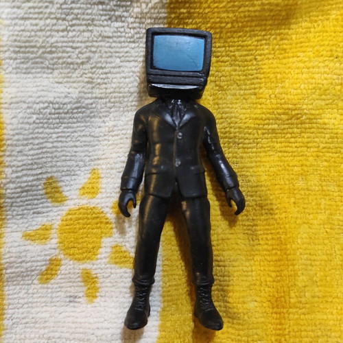 Skibidi Toilet TV Man collectible figure like new