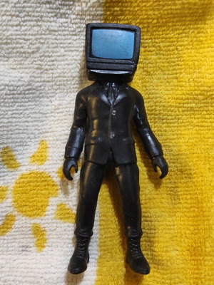 Skibidi Toilet TV Man collectible figure like new