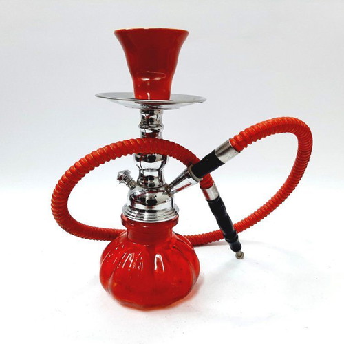 Small hookah red with hose like new