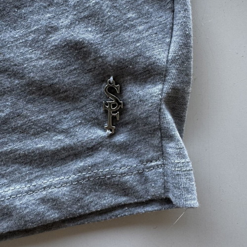 Sugarfree Γκρι Κοντομάνικο Crop Top Medium σαν καινούργιο