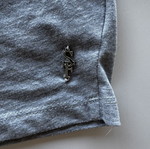 Sugarfree Γκρι Κοντομάνικο Crop Top Medium σαν καινούργιο