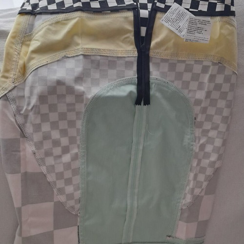 Love Moschino Rare Checkerboard Patchwork Mini Skirt