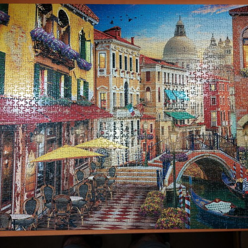 Anatolian Canal Cafe Venice 1500-piece puzzle